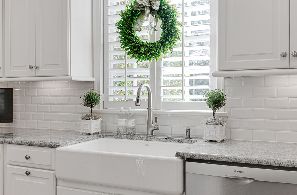 Install a Farmhouse Sink