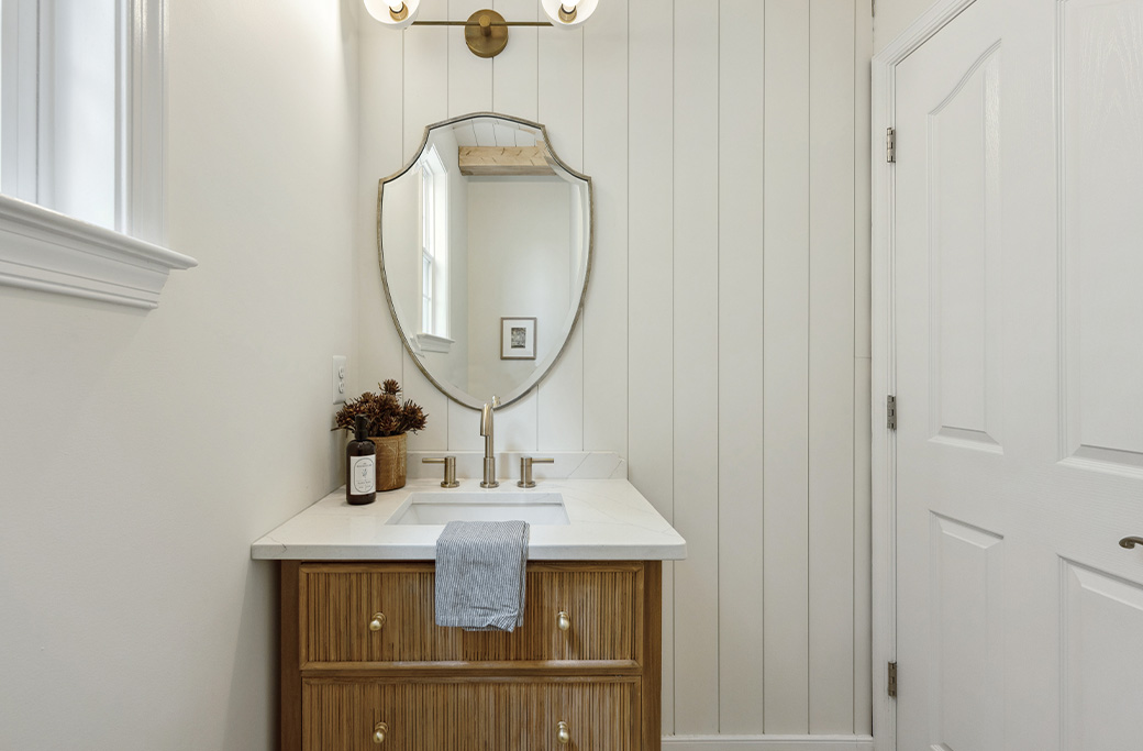 Rhode Island powder room remodel